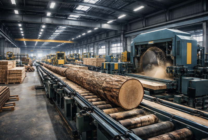 Hero — Industrial Sawmill / Machine Hall
